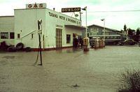 Tongariro River floods garage