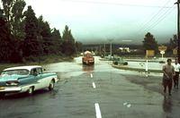 Tongariro River floods garage